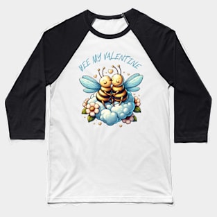 couple of bees embracing on a cloud Baseball T-Shirt